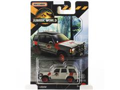 MATCHBOX #JGL59-JGL17 - Jurassic Park #4 - Ford Explorer in Gray and Red