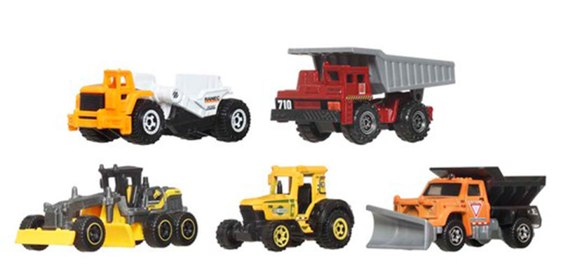 Matchbox Coffret Construction 4 Engins de chantier - Jeux Matchbox Coffret Construction 4 Engins de chantier - Jeux