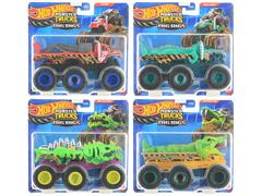 HWN86-979G-SET - Mattel Hot Wheels Monster Trucks Big