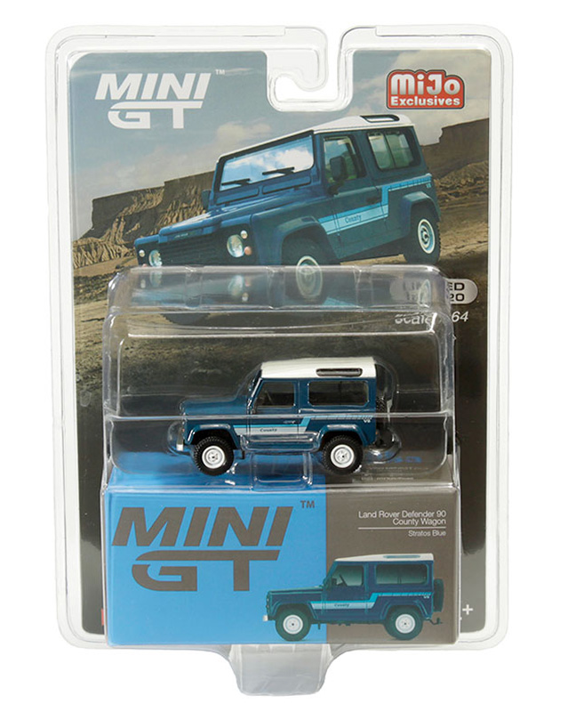 Land Rover Defender 90 County Wagon in Stratos Blue LHD - MiJo