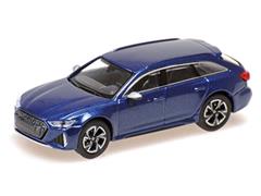 MINICHAMPS #870010011 - 2019 Audi RS6 Avant in Metallic Blue