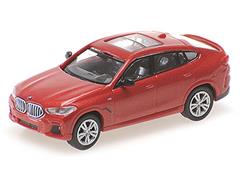 MINICHAMPS #870020522 - 2020 BMW X6 in Metallic Red