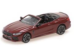 MINICHAMPS #870029034 - 2019 BMW M8 Cabriolet in Metallic Red