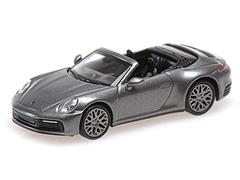 MINICHAMPS #870068331 - 2019 Porsche 911 992 Carrera 4S Cabriolet in Metallic Gray