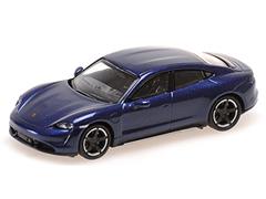 MINICHAMPS #870068401 - 2019 Porsche Taycan Turbo S in Metallic Blue