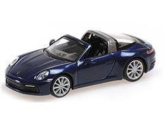 MINICHAMPS #870069060 - 2020 Porsche 911 992 Targa 4 in Metallic Blue