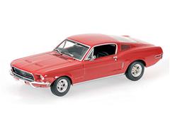 MINICHAMPS #870084121 - 1968 Ford Mustang Fastback in Red