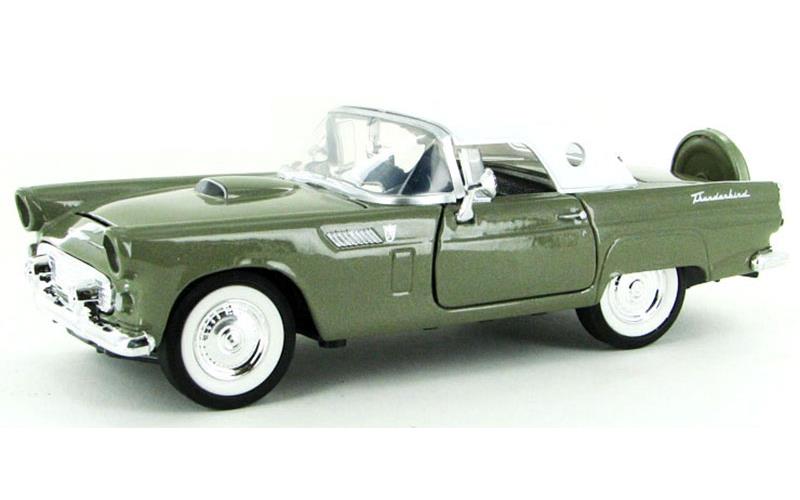 1956 Ford Thunderbird in Light Emerald Green and White - 73312AC-GR
