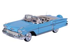 73112TC-LTBL - Motormax 1958 Chevrolet Impala Convertible