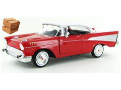 MOTORMAX #73228AC-R-BOX - 1957 Chevrolet Bel Air in Red