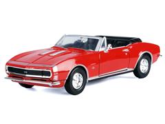 MOTORMAX #73301AC-R - 1967 Chevrolet Camaro SS Convertible in Red