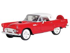 MOTORMAX #73312AC-WTR - 1956 Ford Thunderbird in Red and White