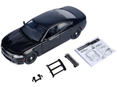 MOTORMAX #76810-BK - 2023 Dodge Charger Police Pursuit in Black with Slick Top