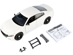 MOTORMAX #76810-W - 2023 Dodge Charger Police Pursuit in White with Slick Top