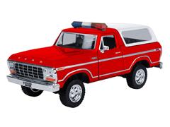 76983R - Motormax Police 1978 Ford Bronco Hard Top