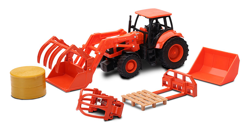 Kubota Farm Tractor with Implements - SS-15845