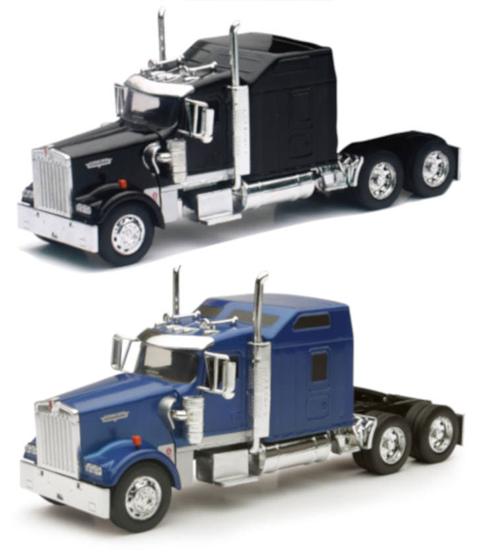 Kenworth W900 Cab Only Trucks in 3 Display Trays - 12 Trucks in a