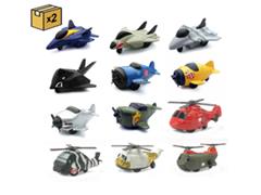 01277-CASE - New-Ray Toys Power Up Mini Planes and Helicopters 24