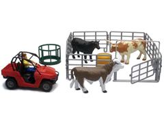 04096-A - New-Ray Toys Country Life Cow Corral Playset Playset