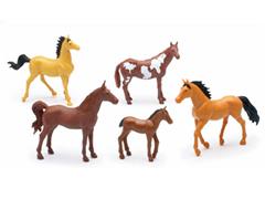 05593-F - New-Ray Toys Country Life Series Farm Horse 5 Piece