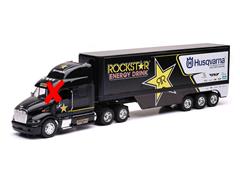NEW-RAY #10963-X - Rockstar Husqvarna Factory Racing Transporter Truck