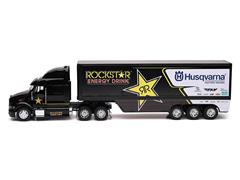 10963 - New-Ray Toys Rockstar Husqvarna Factory Racing Transporter Truck Cab