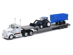 16153 - New-Ray Toys Kenworth Truck and Lowboy Trailer