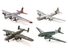20107-CASE - New-Ray Toys WWII Bombers and Transporter Plane