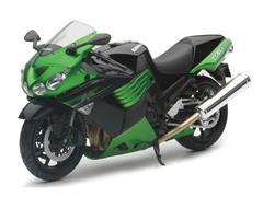 57433B - New-Ray Toys 2011 Kawasaki ZX 14 Street Bike