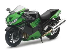 57433B - New-Ray Toys 2011 Kawasaki ZX 14 Street Bike