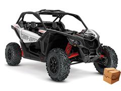 NEW-RAY #58193A-BOX - Can-Am Maverick X3 X RC Turbo Side by Side ATV in Silver and Black with Red Suspension