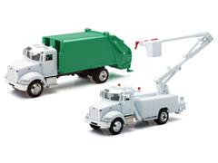 AS-15533A-SET-E - New-Ray Toys Utility Truck 2 Piece SET SET