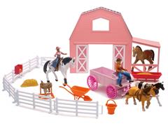 SS-05786 - New-Ray Toys Horse Barn Playset Playset