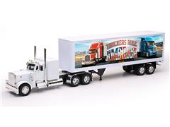 New-Ray Toys Peterbilt Custom 379 Semi Truck and Dry