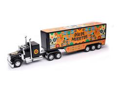 SS-12473 - New-Ray Toys Dia De Los Muertos Kenworth W900 Sleeper