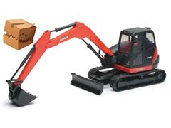 New-Ray Toys Kubota KX080 4 Compact Excavator MODEL IS