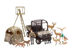 New-Ray Toys Kubota Hunting Play Set Scale is approximate