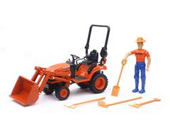 SS-33433 - New-Ray Toys Kubota 4WD Lawn Tractor
