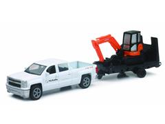 SS-34223 - New-Ray Toys Kubota KX040 Mini Excavator on Trailer