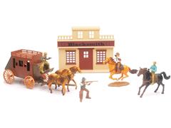 SS-38235 - New-Ray Toys Deluxe Big Country Western Playset