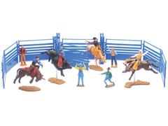 SS-38575B - New-Ray Toys Western Rodeo Playset