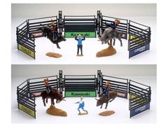 SS-38616-CASE - New-Ray Toys Bull Riding Set 6 Pieces