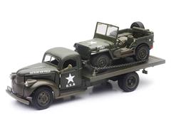SS-61053B-HKM - New-Ray Toys Hickam Air Field 1941 Chevrolet Flatbed Truck