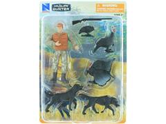 NEW-RAY - SS-76302-C - Turkey Hunting Playset 