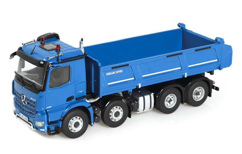 Mercedes-Benz Arocs 8x4 with Meiller Tipper Dump Bed in Blue - 1066-20