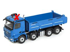 NZG #1066-20-X - Mercedes-Benz Arocs 8x4 with Meiller Tipper Dump Bed in Blue