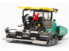 NZG #1106-X - Vogele Super 1803-5i Wheeled Paver