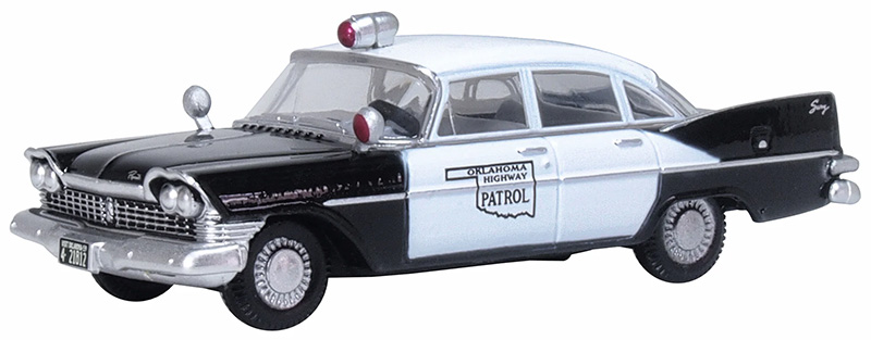 Oklahoma Highway Patrol - 1959 Plymouth Savoy Sedan in Black and
