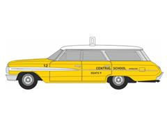 OXFORD #FC64002 - Central School - 1964 Ford Country Station Wagon in School Bus Yellow