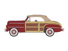 OXFORD #FS47001 - Ford Sportsman Convertible 1946 Roof Up in Pheasant Red